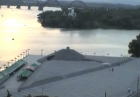 Покорение бетонной пирамиды на набережной в Днепропетровске