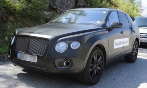 Bentley SUV Spyshots 2014