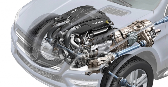 Двигатель V8 Mercedes-Benz GL