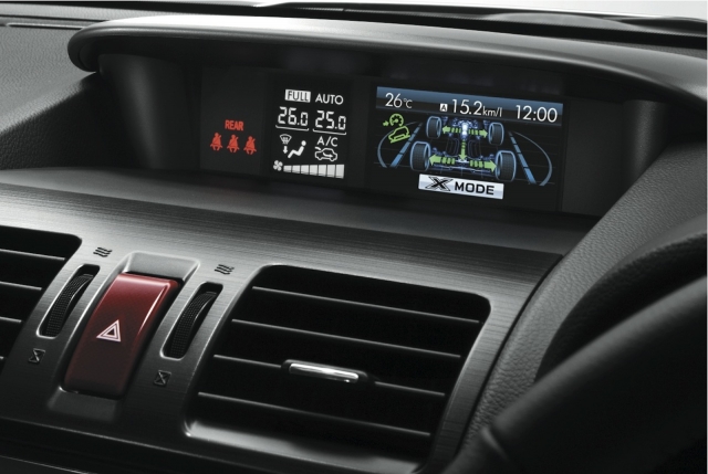 Subaru Forester 2013 многофункциональный дисплей