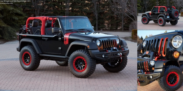 Jeep Wrangler Level Red Mopar Concept 2014